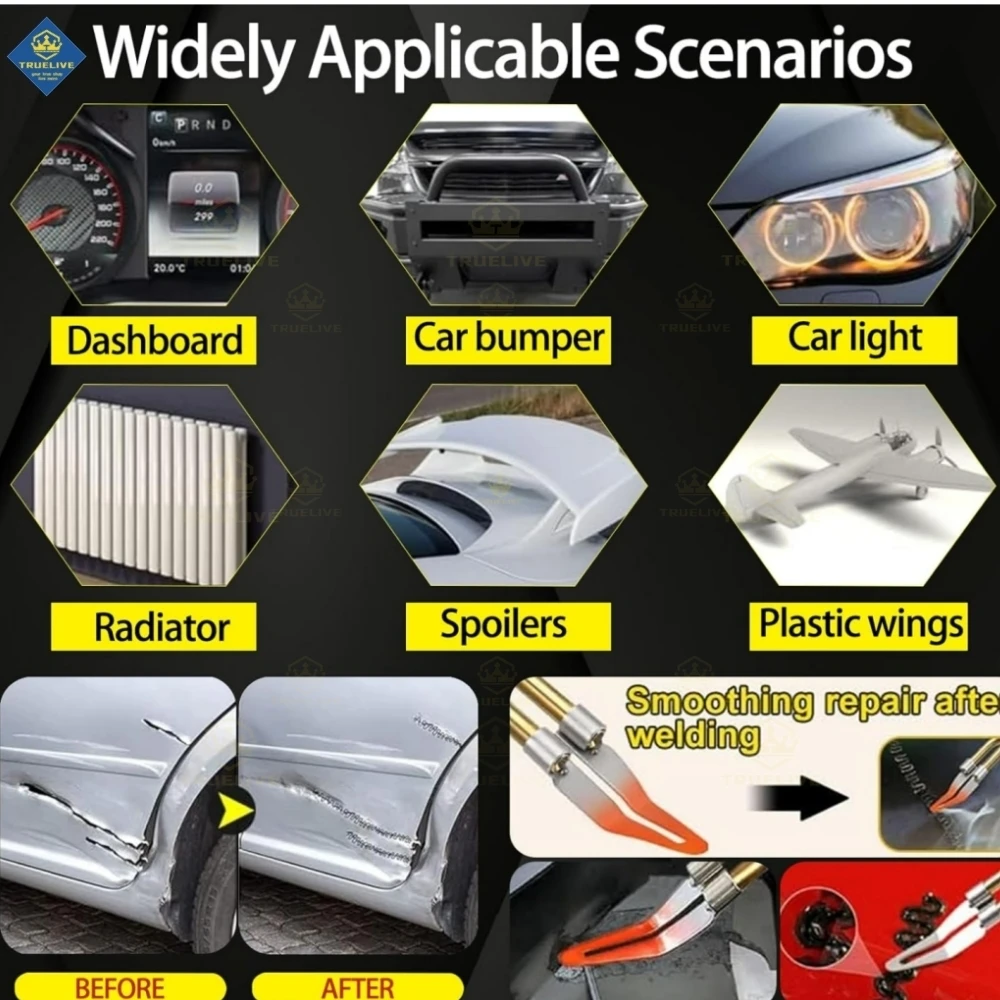 plastic welder 3000/1200/200pcs Hot Stapler Plastic Welding Machine Car Bumper Repair Kit PVC Plastic Repairs Hot Stapler Staples Soldering Gun