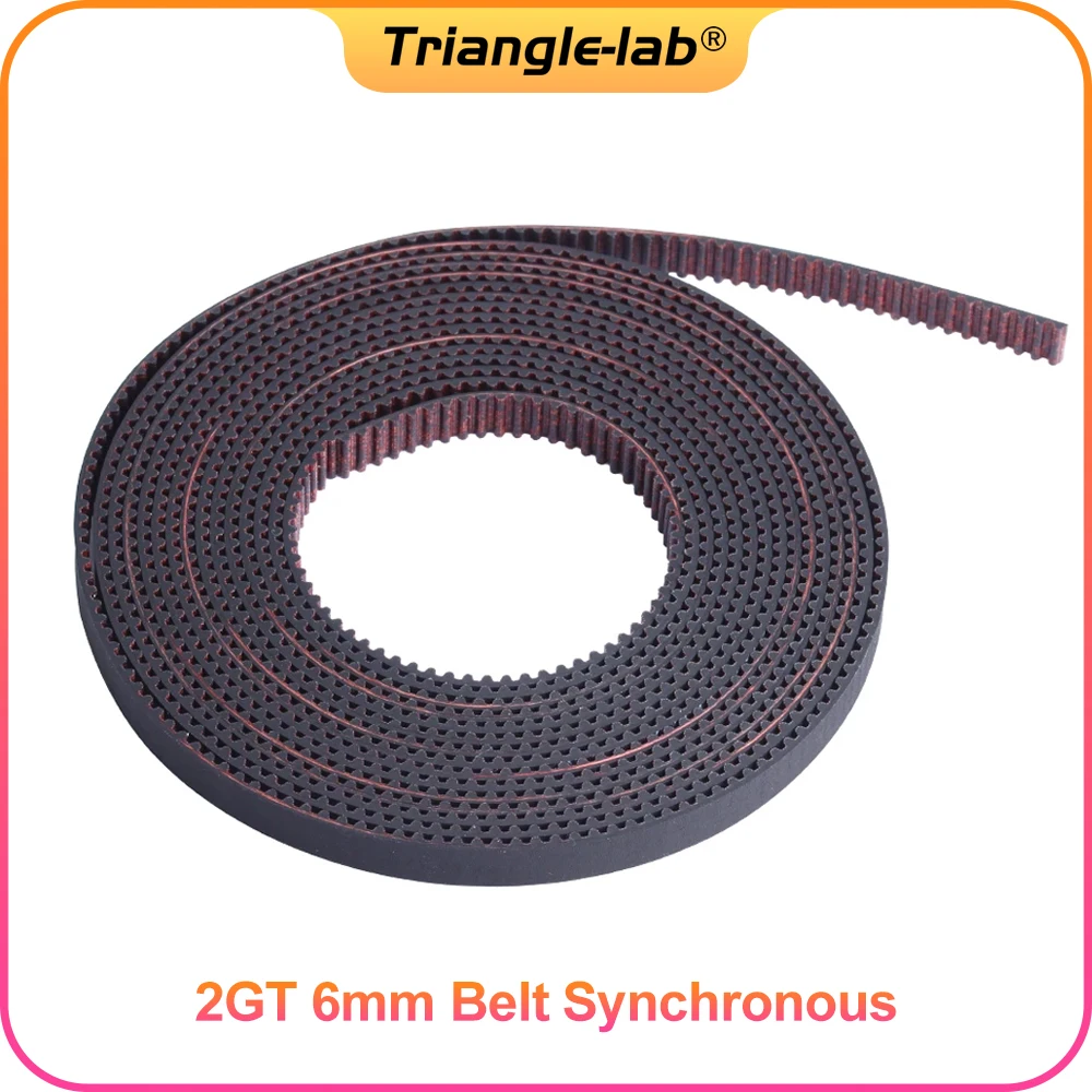 C Trianglelab 2GT 6mm Synchronous Belt wear resistance High Quality 3D printer part