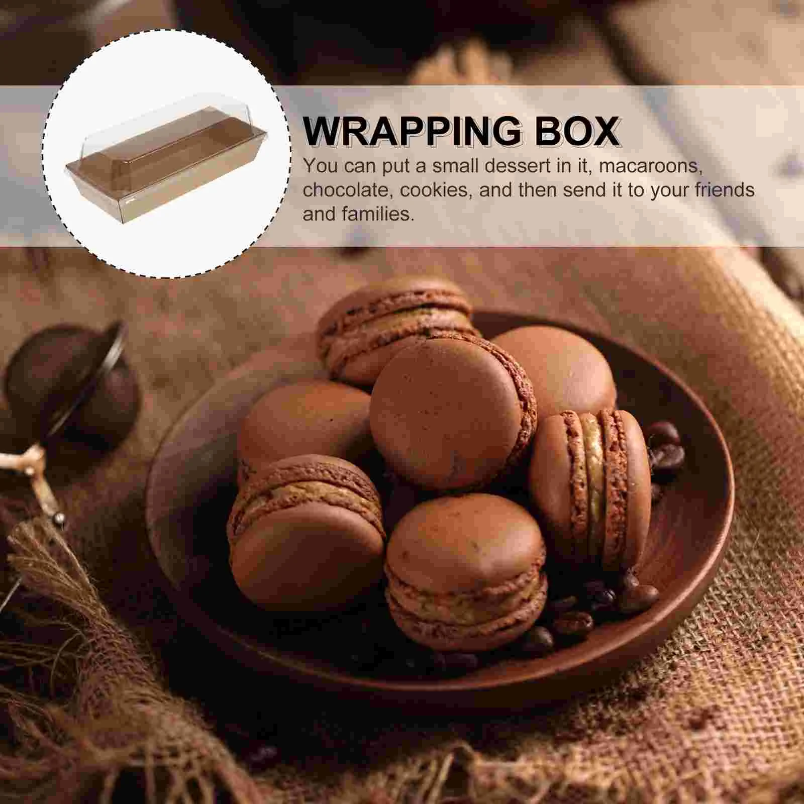 10 PCS Kraft Paper Packaging Boxes Food Containers with Lids Carton Charcuterie