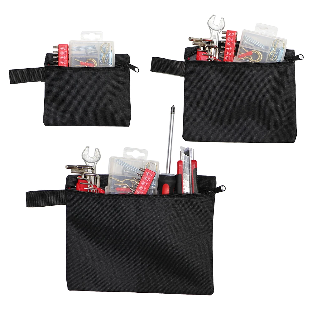 600D Oxford Fabric Hand Tool Bag Screws Nails Drill Bit Waterproof Tools Bags Canvas Instrument Case Organizer 6
