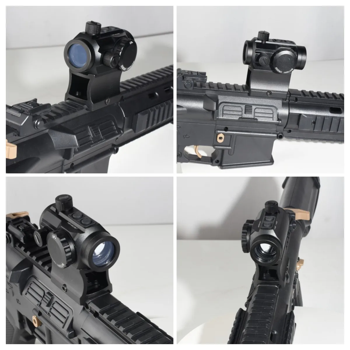 R5 M1KL M1KS Red Dot Sight Tactical Optic Reflex Holographic Closed Red Dot Rifle Scope Detachable Base Low Power Consumption