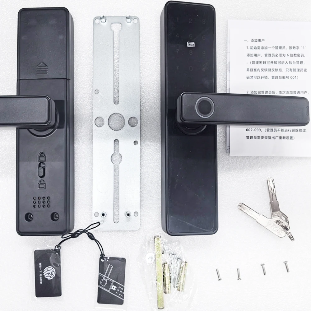 Tuya Electric Intelligent Lock App/Biometric Fingerprint/RFID Card/Temporary Pas
