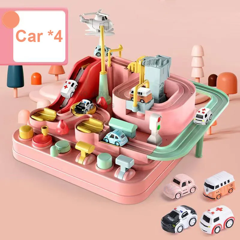 Race Track Adventure: Interactive Educational Toy Set