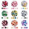20Pcs/Set Baby Silicone Loose Bead 15mm DIY Pacifier Chain Accessories Bracelet For Jewelry Teether Beads BPA Free Round Bead 1