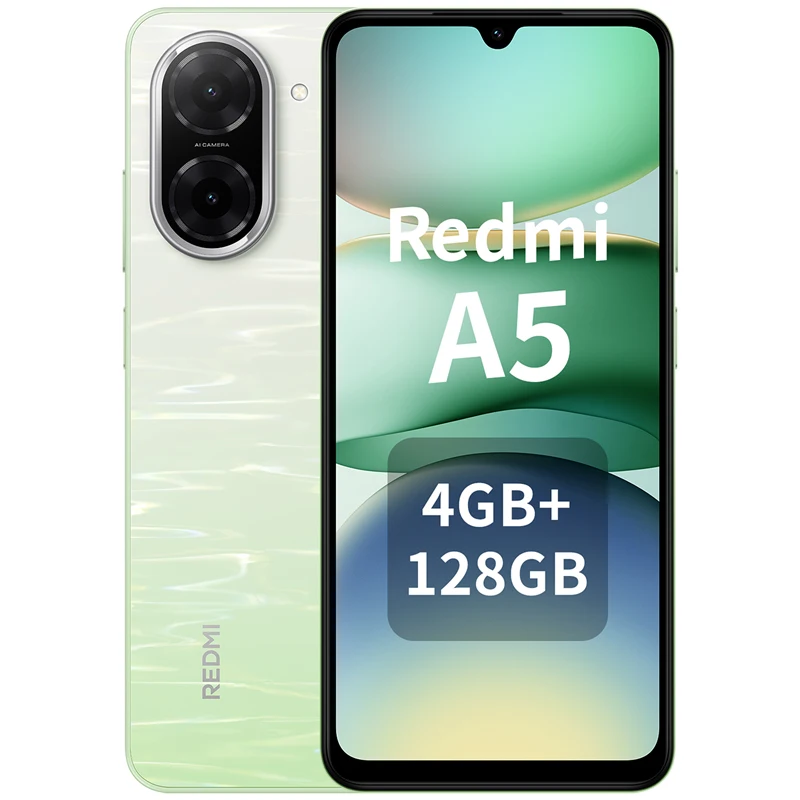Xiaomi Redmi A5 32MP AIデュアルカメラ 4GB+128GB Xiaomi Redmi A5 Smartphone, 4GB+128GB, Super Clear 32MP AI