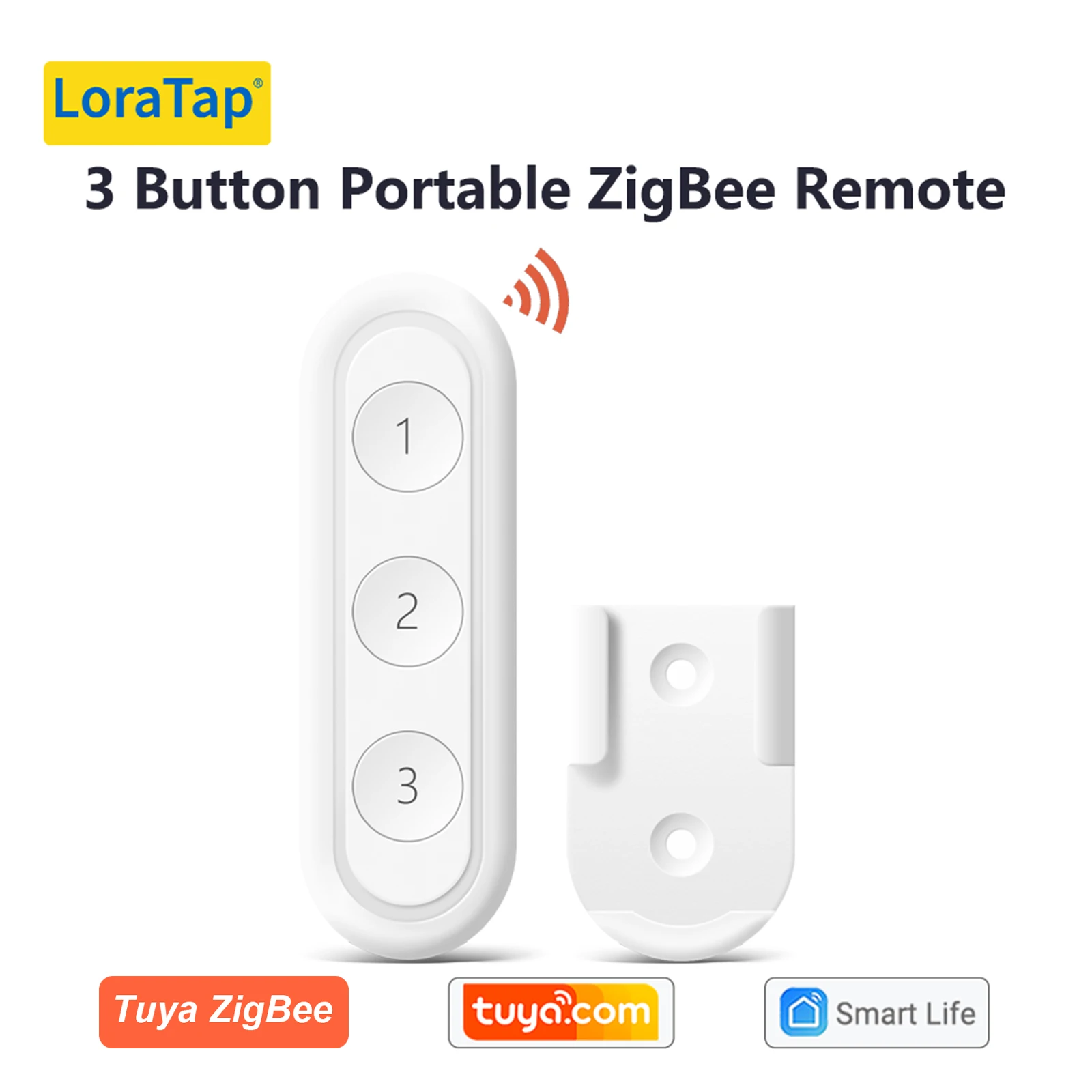 ZigBee 3.0 Wireless Push Button Remote for Smart Home Automation