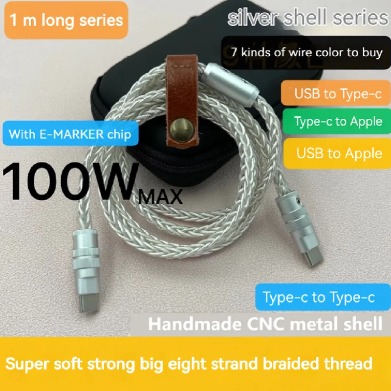 

Кабель для передачи данных с Usb C на Type-C, 6 А, 60 Вт