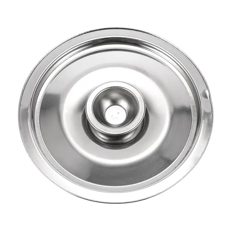 1Pc 10 14 16cm Stainless Steel Seasoning Pot Cover Household Home Seasoning Pot Lid glass pot lid glass lid wooden pot lid