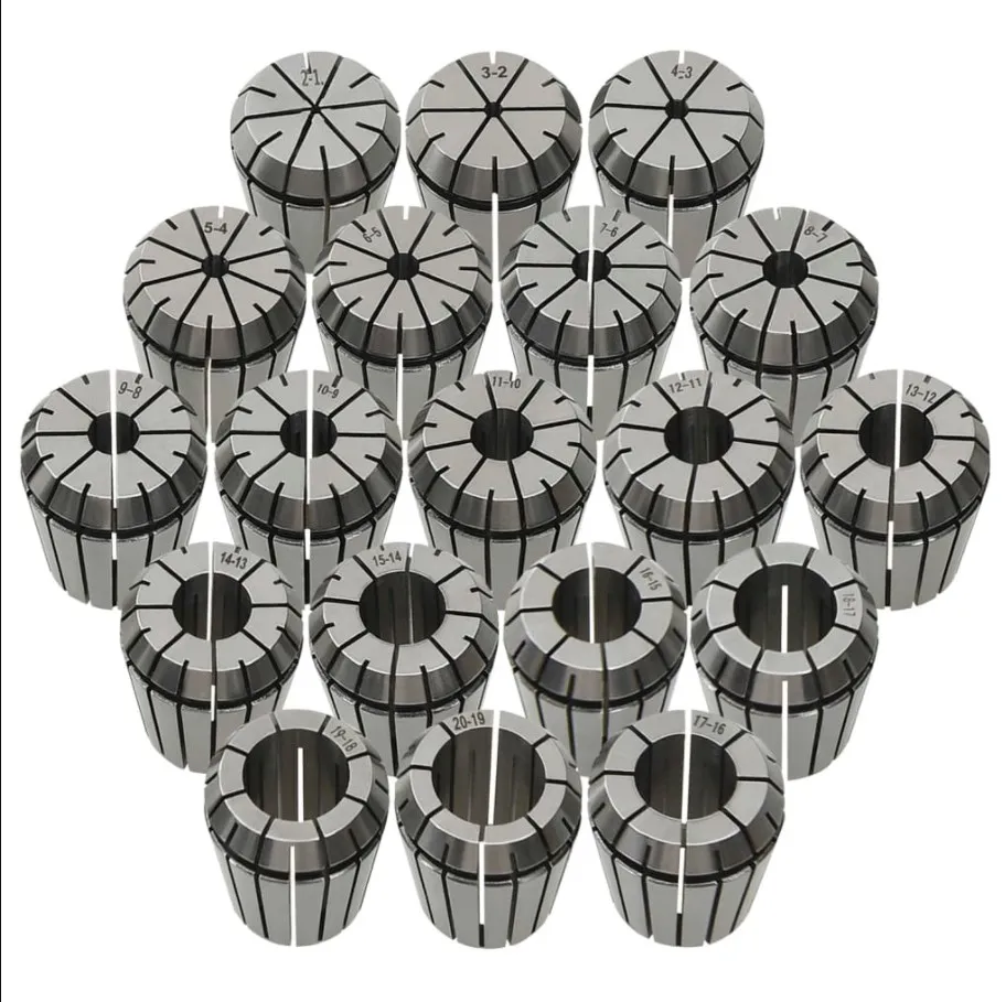Spring Collet Spring Collet Chuck Tool Holder Collet Chuck Engraving Collet Chuck Collet Chuck Holder Collet Block Holder Collet Clamping Tool Wrench Nut Collet ER11 ER16 ER20 ER25 ER32 ER Precision Spring Collet Chuck 0.015mm 0.008mm Engraving Machine Spindle Motor for CNC Milling Tool