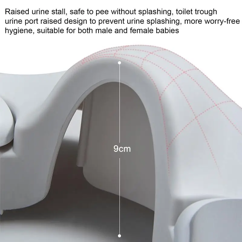 Baby Potty Training Toilet Seat Anti-Slip Soft Toilet Seat Cushion Pad Comfortable Toilet Ring Easy-Clean Training Toilet Padded 5