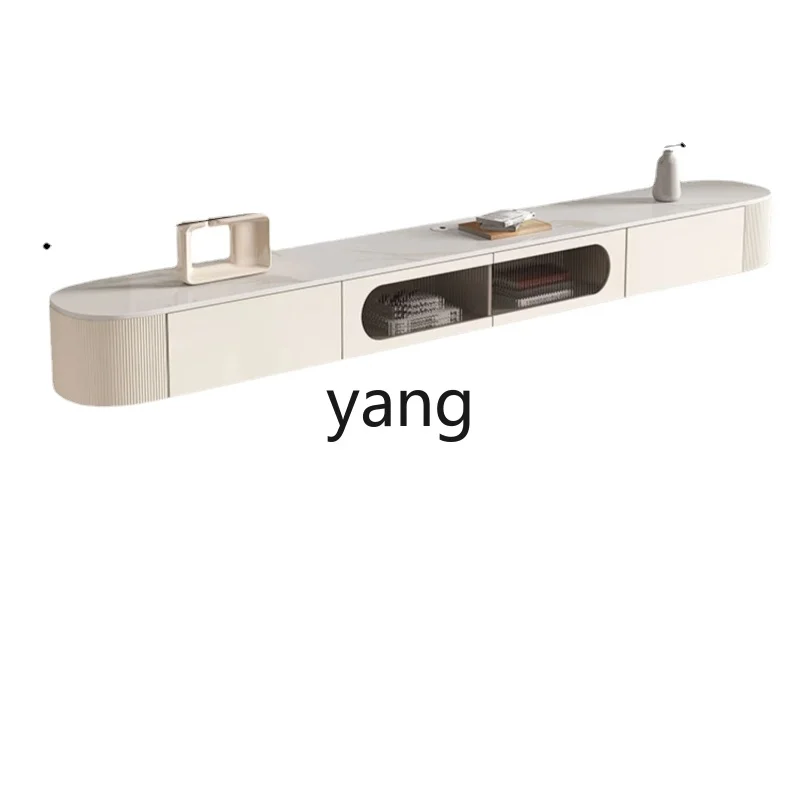 

Yhl TV Cabinet and Tea Table Combination Italian Modern Minimalist Cream Style Living Room