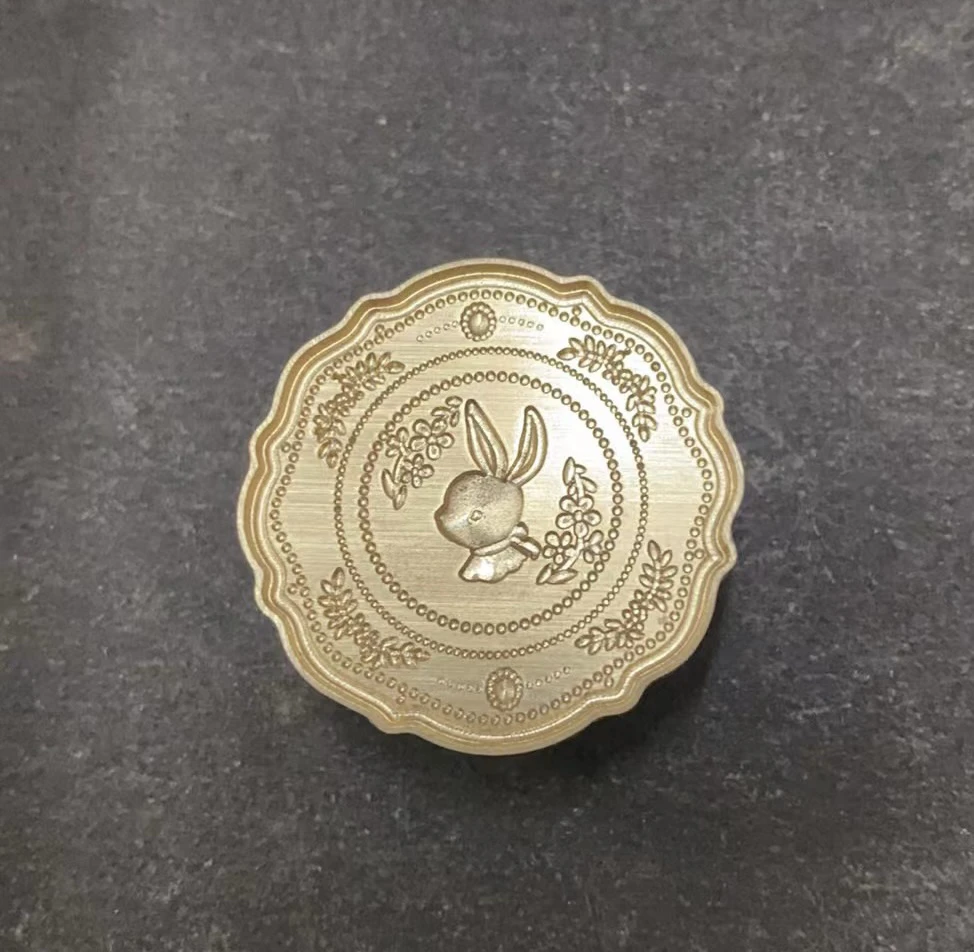 Handmade Luxury Pure Copper Fire Seal Stamp Vintage  Relief Head Aospheric Feeling Eonal Busin Supplies