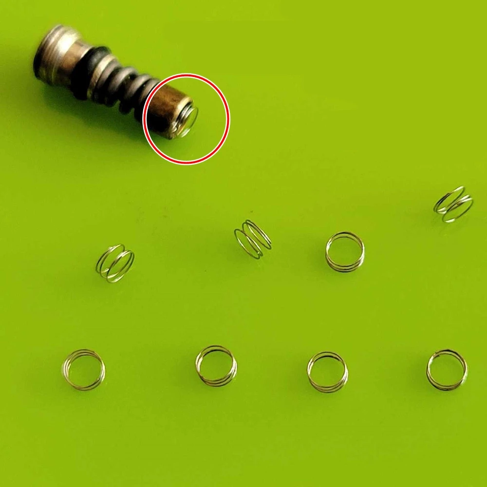 2pcs/Lot Replacement Steel Spring For Dunhill Rollagas Lighter Flame Regulator Bottom Valve DIY Repair Inner Parts 2