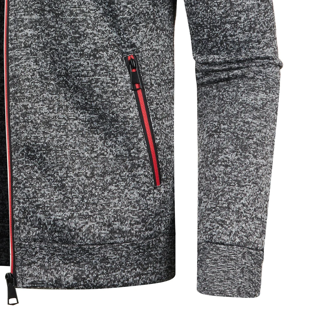 Autumn/winter Men's top Jacket Men's long zip sleeve jacket 6