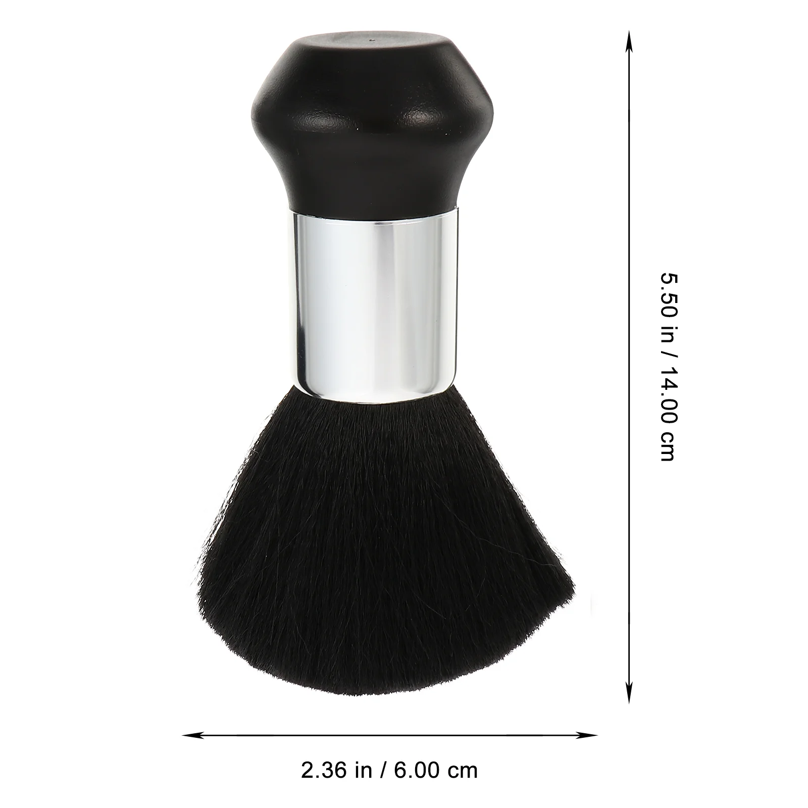 2 Pcs Cleaning Brush Hair Retractable Neck Duster Cutting Salon Haircut Mineral Travel 2