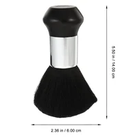 2 Pcs Cleaning Brush Hair Retractable Neck Duster Cutting Salon Haircut Mineral Travel 2