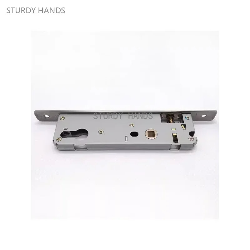 Thickened Stainless Steel 85 * 35/30/25/20 Series Lock Plastic Steel Aluminum Alloy Flat Door Lock Body 1 set door lock Excluding keys