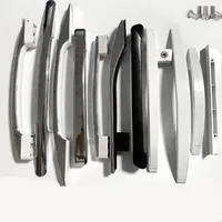 Poignées de réfrigérateur, accessoires de réfrigérateur horizontaux, vitrine, congélateur, poignées de porte en plastique ABS 1