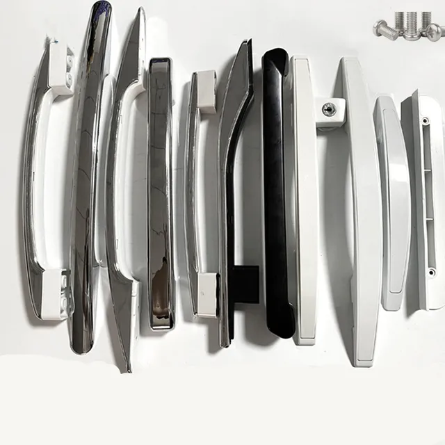 Poignées de réfrigérateur, accessoires de réfrigérateur horizontaux, vitrine, congélateur, poignées de porte en plastique ABS 1
