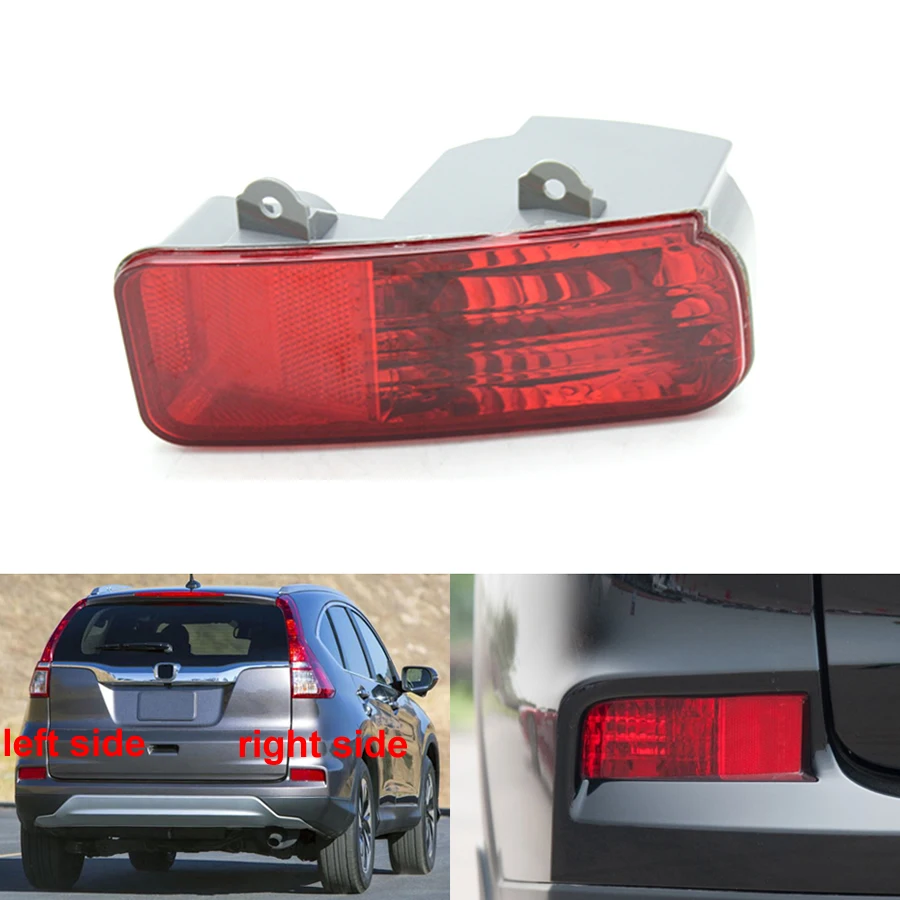 

For Honda CRV CR-V 2015 2016 2017 Car Accessories Rear Bumper Reflector Rear Fog Light Fog Lamp Foglight without Bulb 1pcs