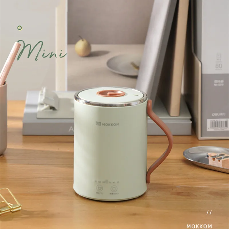 

Mokkom Desktop Health Cup Multi-function Office Mini Electric Stew Pot Electric Kettle Water Boiler