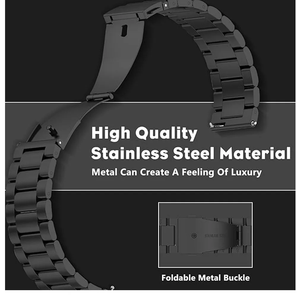 Premium Metal Stainless Steel Watch Band Strap - Stylish Accessories