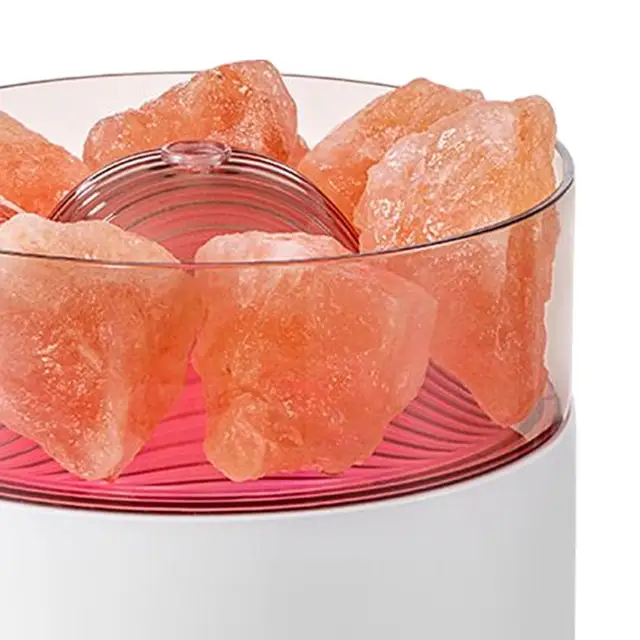 충전식 에센셜 오일 디퓨저와 소금 램프 결합한 다기능 가습기