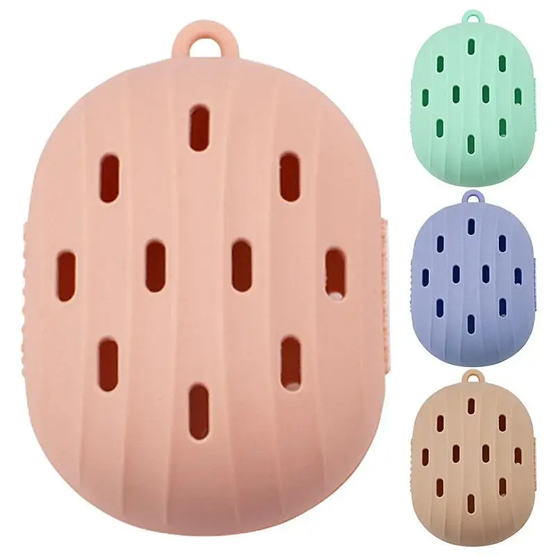 

Makeup Sponge Holder Silicone Multi-hole Beauty-Blender Storage Case Travel Portable Cosmetic Puff Holder Box Makeup Accessories
