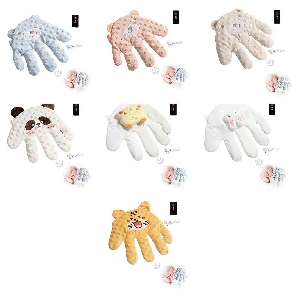 Soothing Pressure Pillow Cartoon Anti-Anxiety Hand Glove For Infant Hand Pillow Anti-scare Pacifying Electric Clapping Palm 5