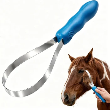Adjustable Pet Sweat Scraper/Shedding Blade 1
