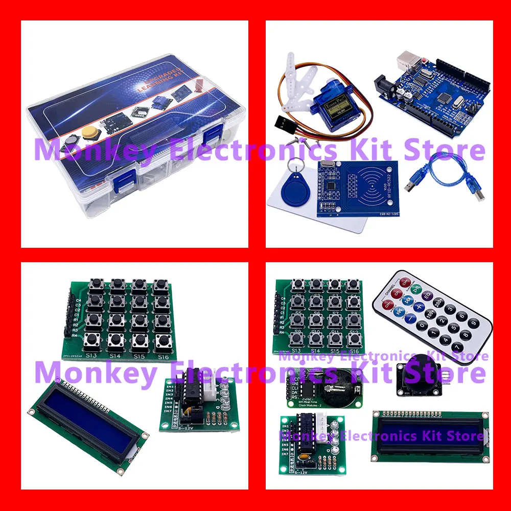 Upgrade RFID entry Learning programming Internet kit for R3 development board Stepper motor learning kit