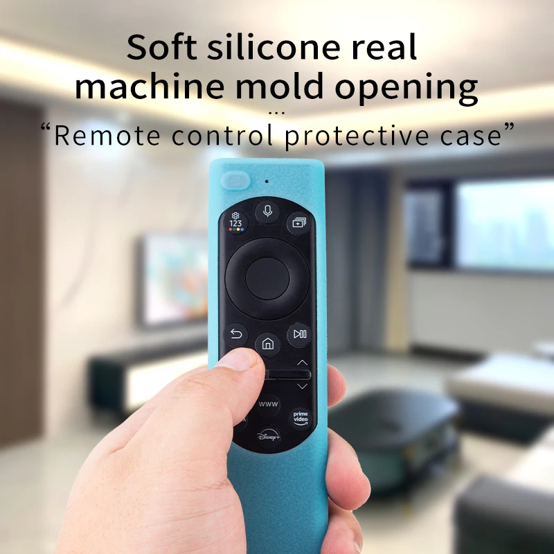 Silicone Case for Samsung Solar  2023 TM2360E BN59-01432A TM2361E BN59-01439A Smart TV Remote Anit-Lost with Lanyard 4
