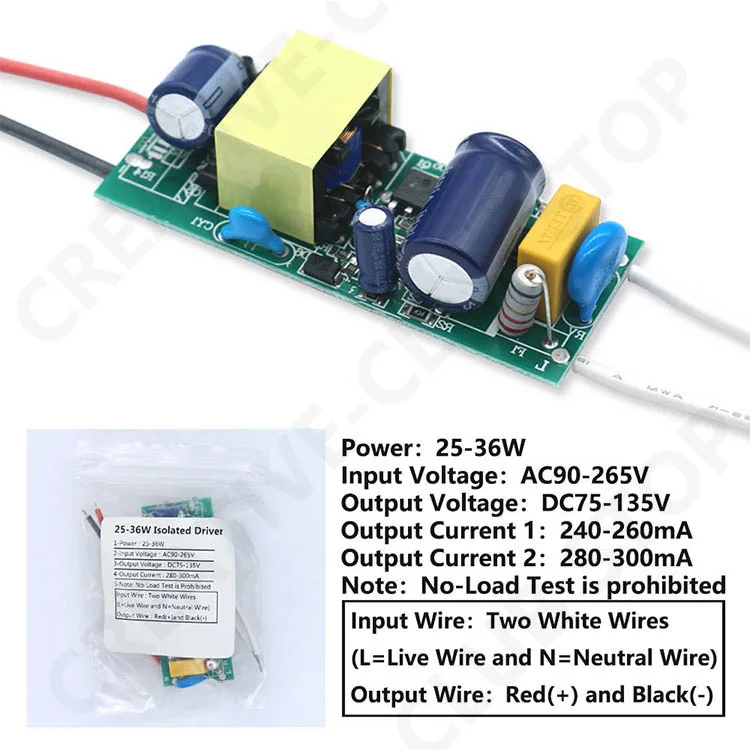 LED Driver 300mA 8-12W 1-3W 5W 4-7W 12W 18-25W 25-36W LED Power Supply Unit Lighting Transformers For Driver LED Strip Light DIY