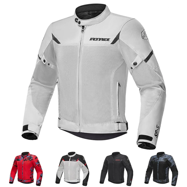 Summer Breathable Mesh Motorcycle Jacket Night Reflective Motocross Outdoor Riding Protective Clothing Ventilate Windproof Equip