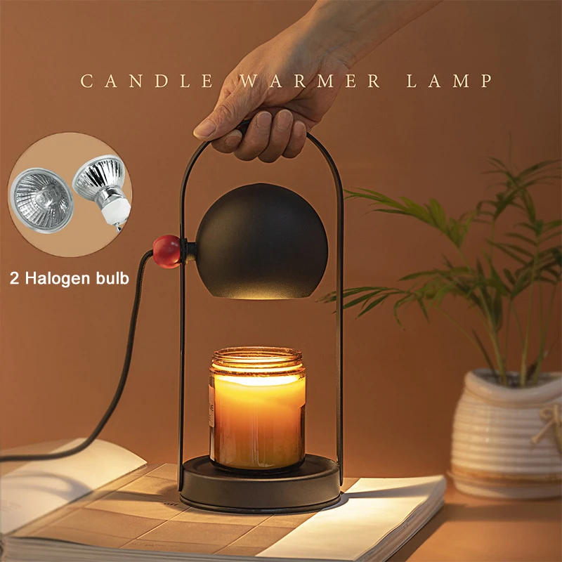 Candle Warmer Lamp With Timer Dimmer Scented Candle Lamp Wax Melting Creative Atmosphere Fragrance Diffuser Lattern