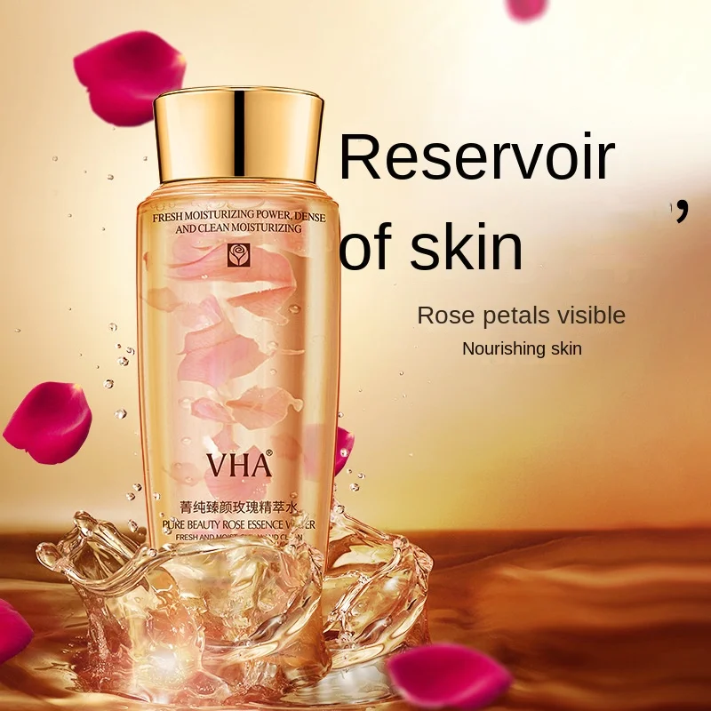 

Hydrating skin rejuvenation moisturizing and oil control essence toner rose pure dew powder water make up foundation
