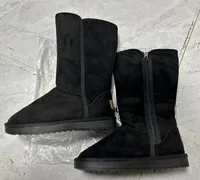 Women Classic Ladies Girls Winter Snow Boots 2024 Waterproof Warm Genuine Leather Fur Australia Plus Velvet Knee High  Winter - Image 6