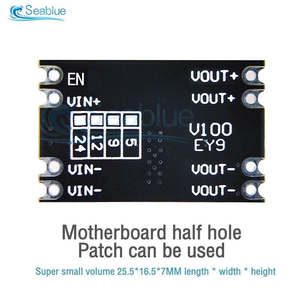 Adjustable Voltage Regulator Power Module - DC 7-100V to 5V/9V/12V/24V, 2A Step Down Converter