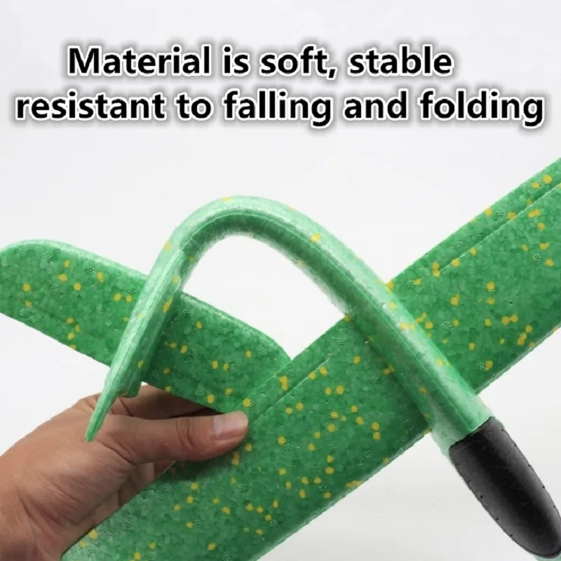 48cm LED DIY Foam Aeroplane Model Hand Throw Flying Glider Planes Party Bag Fillers Kids Game foam plane