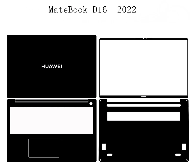 Kh Laptop Sticker Skin Decalcomanie Cover Protector Guard Per Huawei Matebook D16 2022 16"
