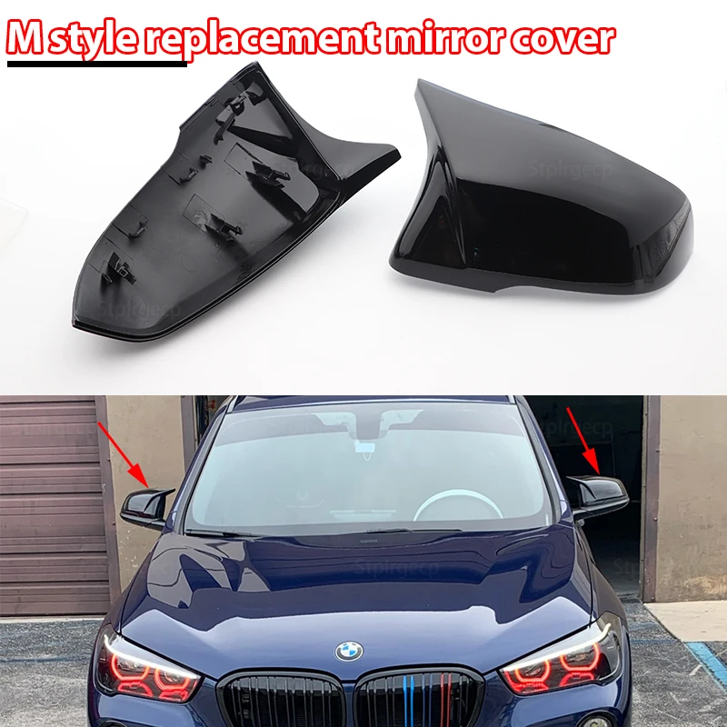 Replacemen M Look Spiegel Abdeckung für BMW X1 X2 Z4 1 2 Serie F44 F48 F49  F39 F52 F40 G29 für Toyota Supra Schwarz Spiegel Kappe - AliExpress