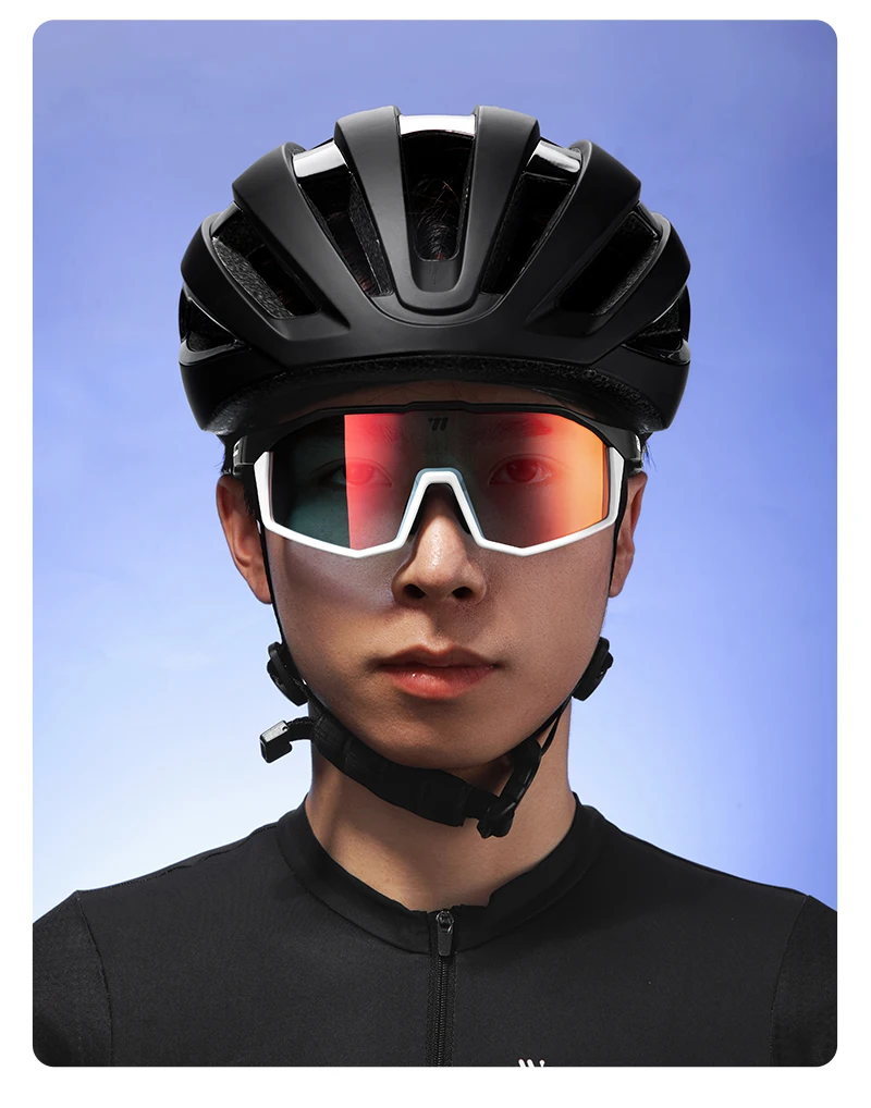 WEST BIKING Photochrome Fahrradbrille UV400 Schutz Unisex Fahrrad Sonnenbrille MTB Rennrad Brille Brillen Fahrradbrille – Detail 18