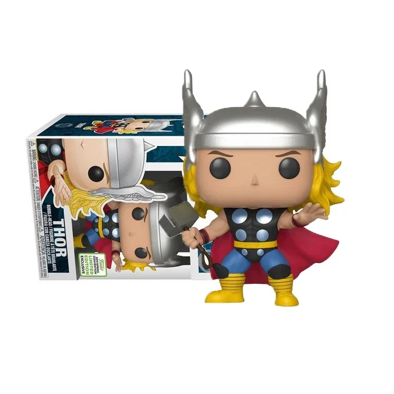 Funko Pop Movie Superhero Marvels Thor #438 Action Figure Collection Model Toys For Children Regali Di Compleanno