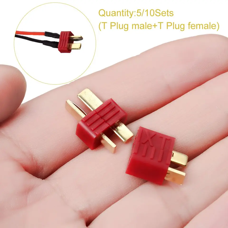 thumbnail image 2 of Ultra T Plug Connectors Deans Style For RC Lipo Battery - Deans Ultra Connectors And T Plug 2 of 12