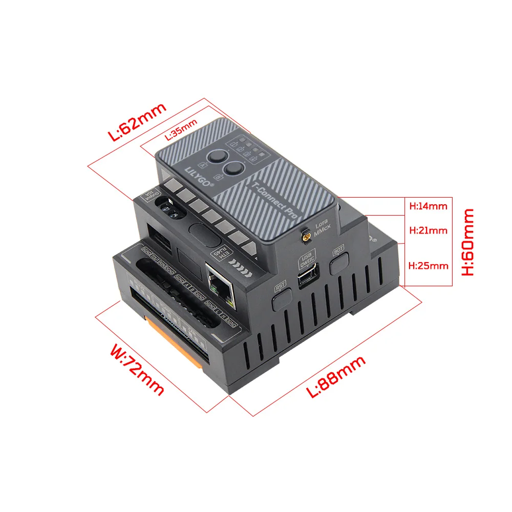 ® T-Connect-Pro ESP32-S3 LoRa Industrial Control Development Board Onboard RS485