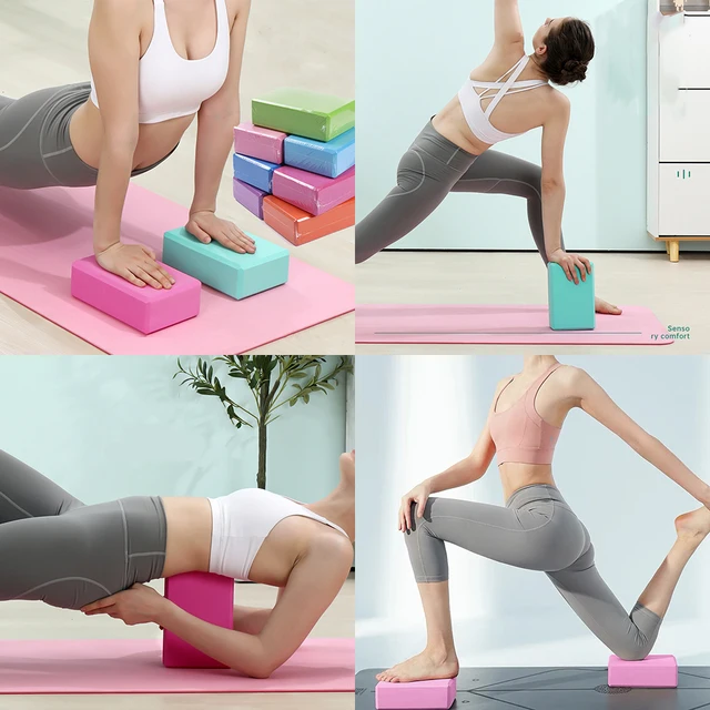 EVA Gym Blocks Foam Brick Training Exercise Fitness Dance Tool Yoga Bolster Pillow Cushion Stretching Body Shaping Yoga Blocks 3