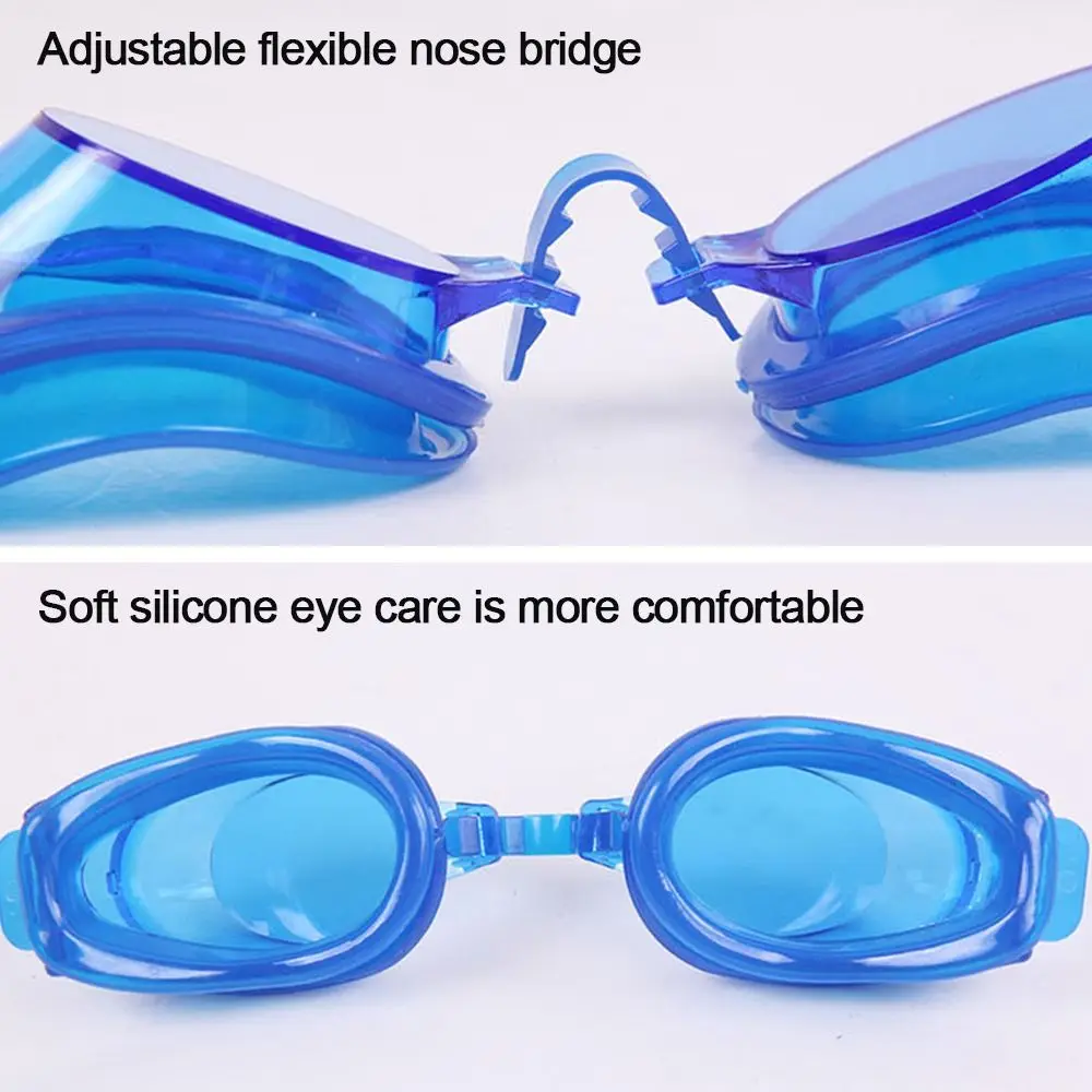 Anti Fog Swimming Goggles UV Glasses Adjustable Earbuds Nose Clip Quick Release Clasp Men Women Swimming Eyewear Sports Supply 5