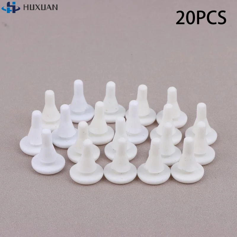 20PCS 엘리베이터 홀 도어 충돌 방지 못/충돌 방지 고무 패드/충격 흡수 콩/오프닝 5-6mm 두께 2MM