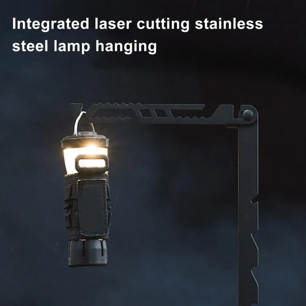 

Телескопическая складная подставка для лампы, регулируемая высота, легкая установка, идеальные товары для кемпинга, регулируемое основание