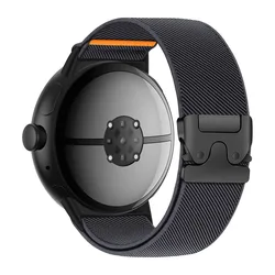 Parachute Sport Nylon Wristband for Smartwatch 41mm/45mm - Durable Bracelet Strap (Deep gray)